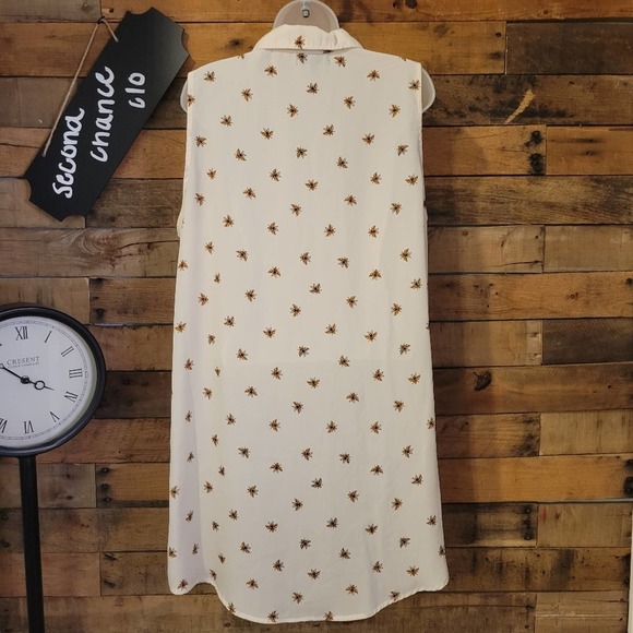 Label Rachel Rachel Roy women's bumble bee sleeveless tunic shirt size small - Picture 10 of 11